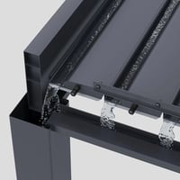 Bioklimatická pergola ke stěně INTRO PLUS 6x3 m Rojaplast (foto 28)