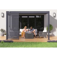Pergola PANEL LAMELY zastínění fixní horizontální 1,3 m pro bioklimatickou Rojaplast (foto 6)