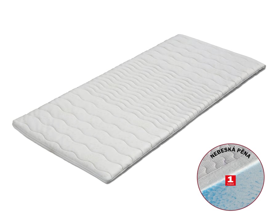 Krycí matrace Melisa (šířka 80-180 cm) – Aloe Vera · 195x80 Dřevočal (foto 2)