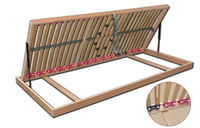Rošt Dino Flex Boční výklop (šířka 80-90 cm) Dřevočal (foto 2)