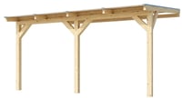 Pergola WEKA Dřevěná zahradní 672 (4,3x3,7 m) Rojaplast