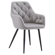 Designové křeslo VERIO NEW – Šedá Velvet látka Kondela