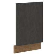 Dvířka na vestavnou myčku nádobí VEGA ZM 570x446 – Šedá matná//dub lancelot Kondela