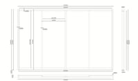 Pergola posuvná zástěna 4 m pro bioklimatickou šedočerná Rojaplast (foto 10)