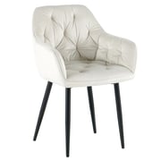 Designové křeslo FEDRIS 2 NEW – Béžová Velvet látka Kondela