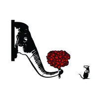Dekorace BANKSY Metal 04 ASIRGROUP (foto 4)