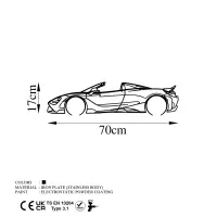 Dekorace MCLAREN P1 Silhouette ASIRGROUP (foto 11)