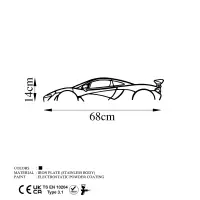 Dekorace MCLAREN P1 Silhouette ASIRGROUP (foto 6)