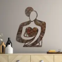 Dekorace RUSTY Heart 1 ASIRGROUP (foto 30)