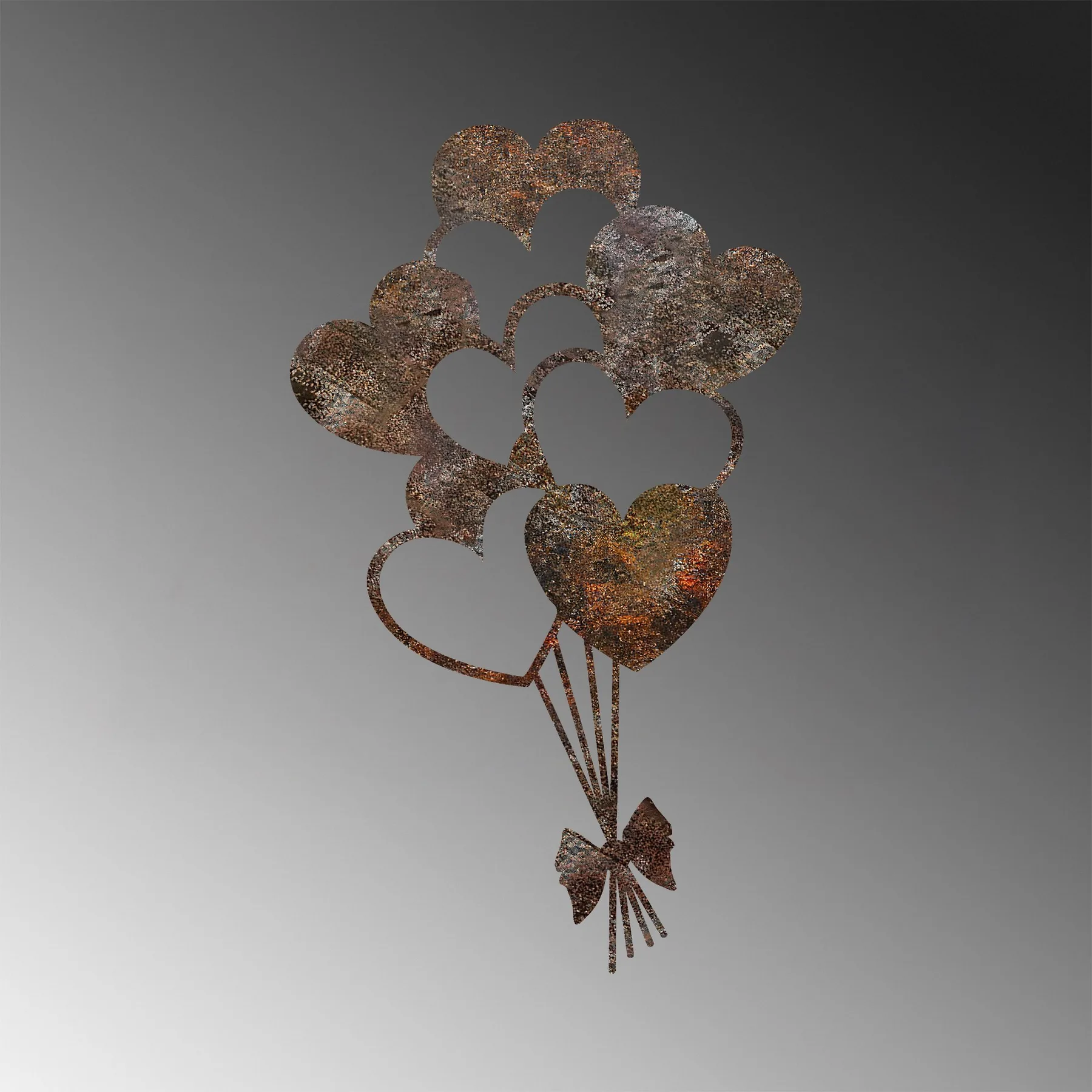 Dekorace RUSTY Heart 1 ASIRGROUP (foto 7)