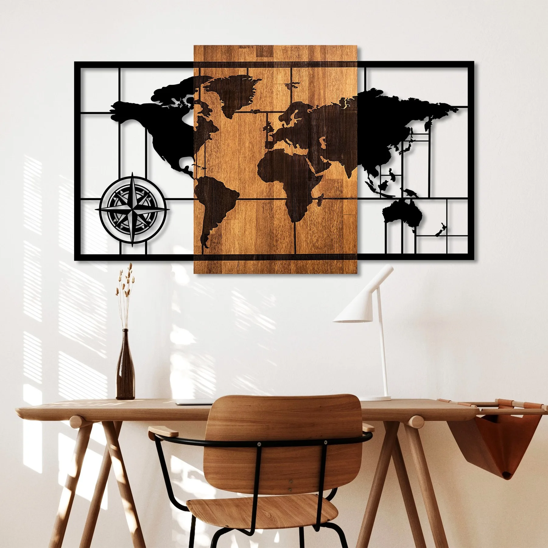 Dekorace WORLD Map 1-L ASIRGROUP