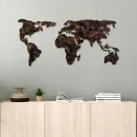 Dekorace WORLD Map 25 ASIRGROUP