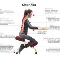 Ergonomická kľakačka, šedohnědá taupe / černá, RUFUS Kondela (foto 4)