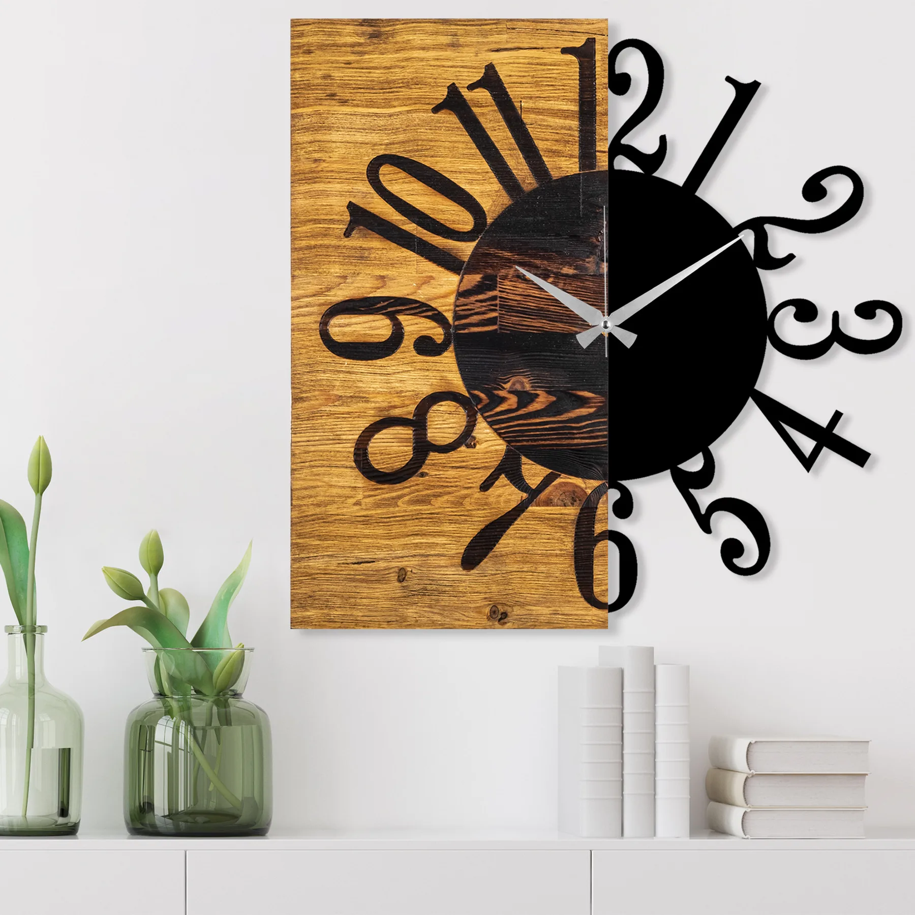 Hodiny WOODEN Clock 7 ASIRGROUP