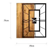 Hodiny WOODEN Clock 7 ASIRGROUP (foto 27)