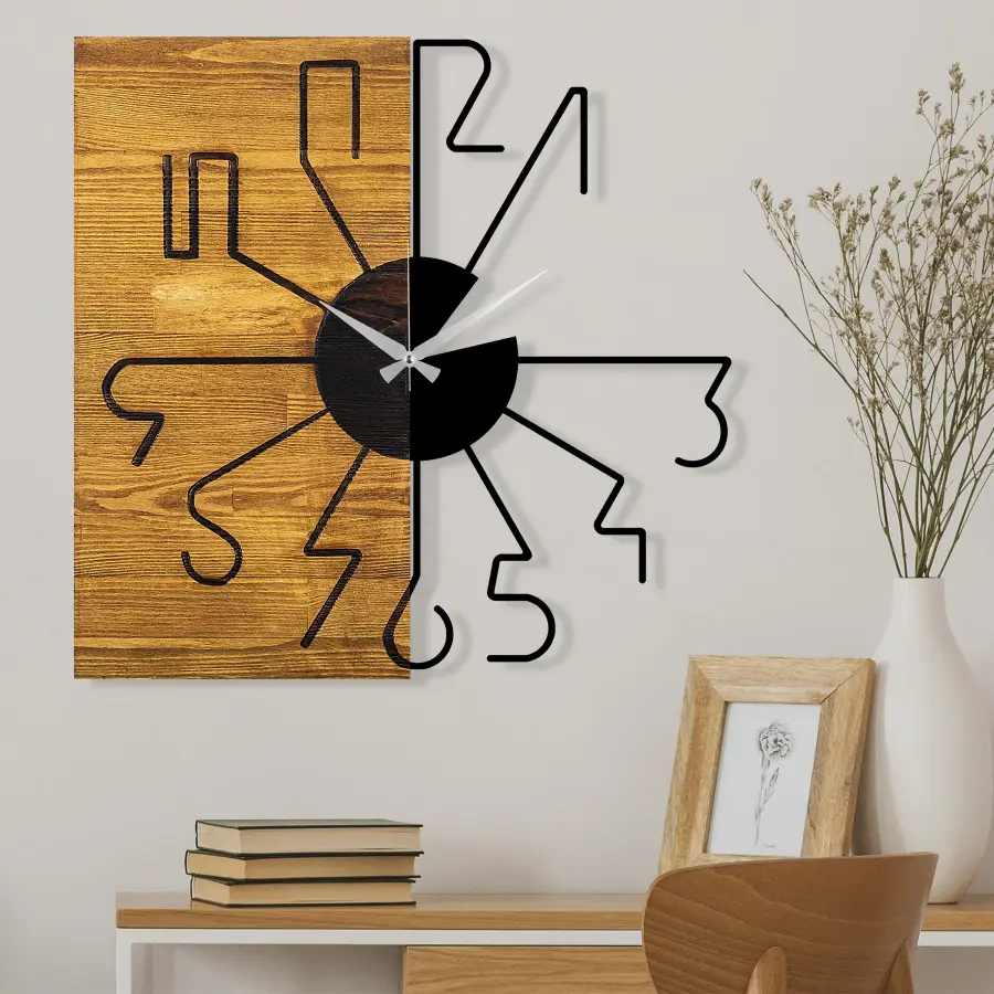Hodiny WOODEN Clock 29 ASIRGROUP