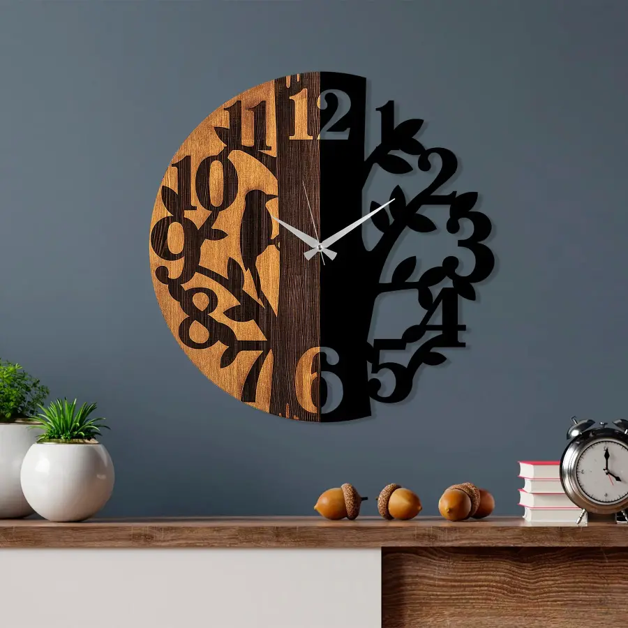 Hodiny WOODEN ASIRGROUP