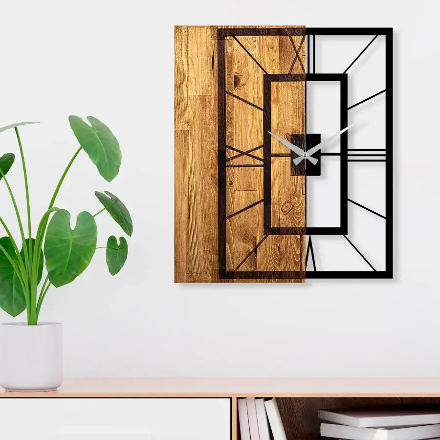 Hodiny WOODEN Clock 37 ASIRGROUP