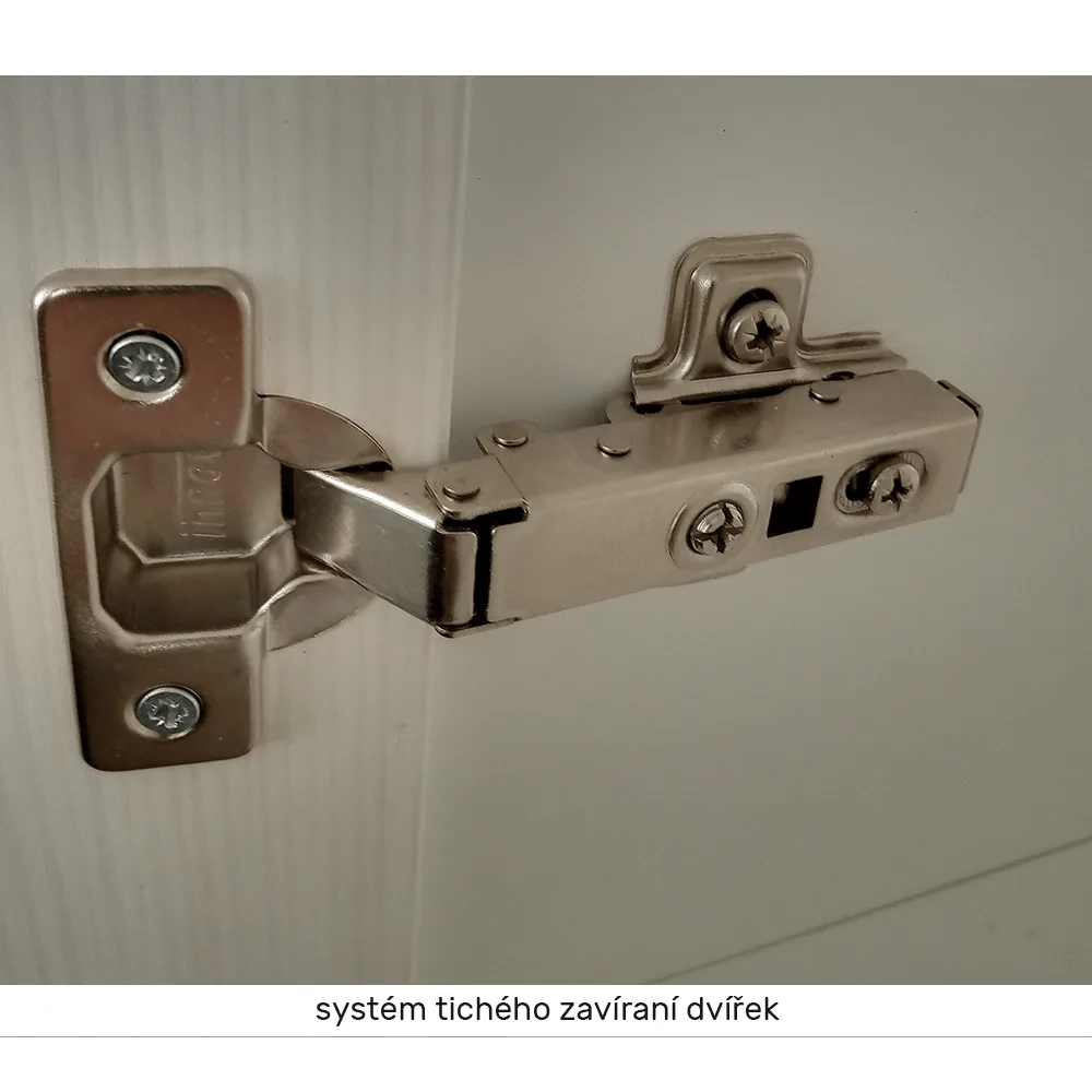 Horní dvoudveřová skříňka G60, bílá / sosna andersen, PROVANCE Kondela (foto 3)