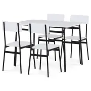 Jídelní set s 4 židlemi AUT-O2155 – WT Autronic