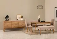 Jídelní set se stolem a konzolí VINA Bench 04 0900 (set 6 ks) ASIRGROUP (foto 2)