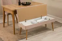 Jídelní set se stolem a konzolí VINA Bench 04 0900 (set 6 ks) ASIRGROUP (foto 3)