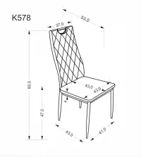 Jídelní židle K578 Halmar (foto 14)
