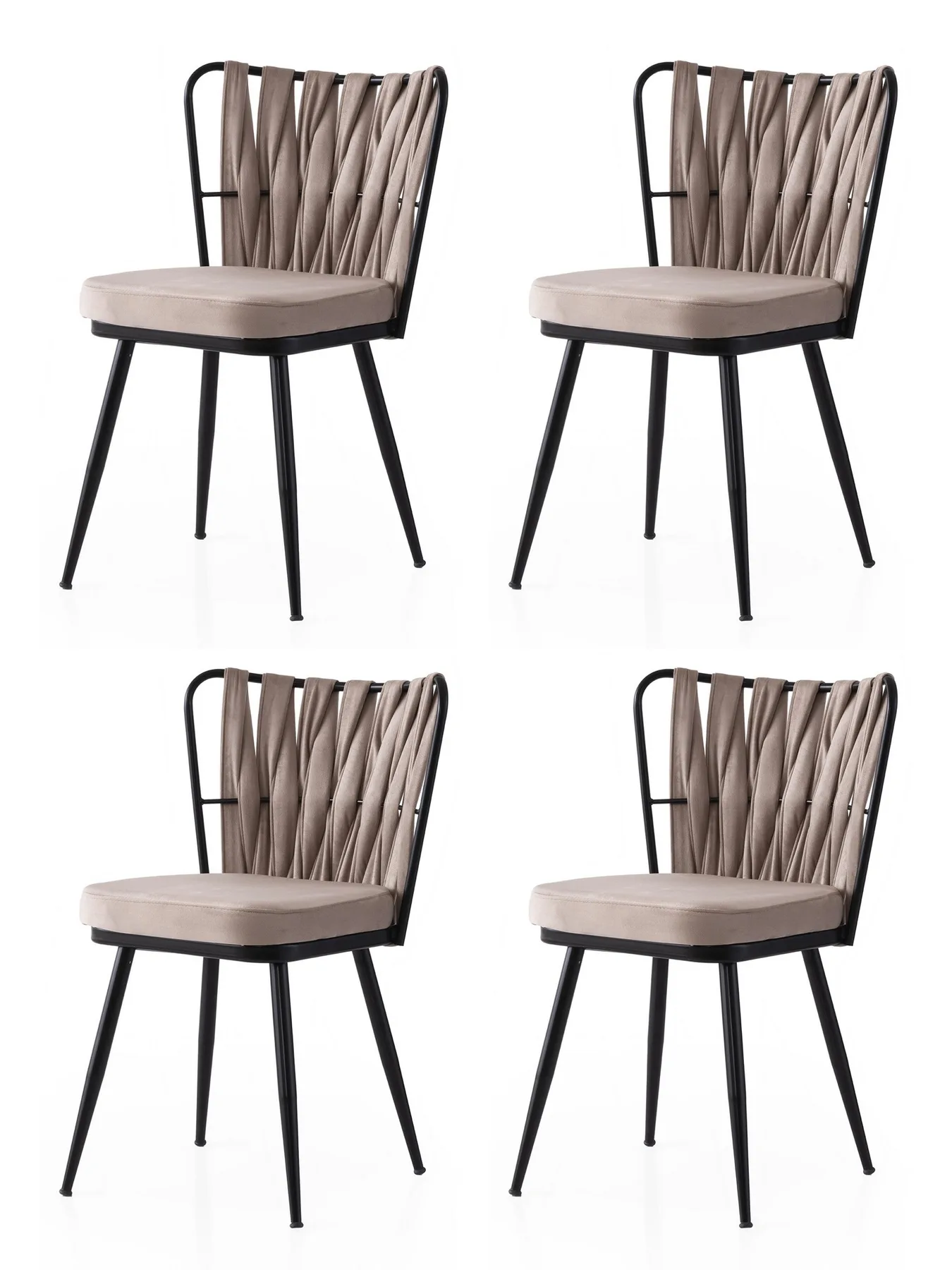 Jídelní židle KUSAKLI 222 V4 (set 4 ks) ASIRGROUP