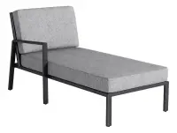KETTLER ZENITH ukončovací lehátkový díl levý matný / světle šedá Rojaplast (foto 2)