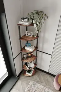 Knihovna BOOKCASE 5 Corner ASIRGROUP (foto 13)