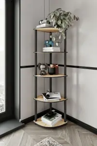Knihovna BOOKCASE 5 Corner ASIRGROUP (foto 3)