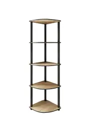 Knihovna BOOKCASE 5 Corner – Dub ASIRGROUP