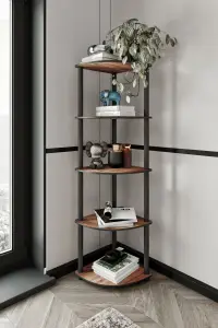 Knihovna BOOKCASE 5 Corner ASIRGROUP (foto 26)