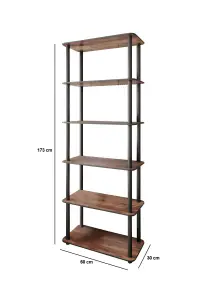 Knihovna BOOKCASE 6 Rect ASIRGROUP (foto 10)