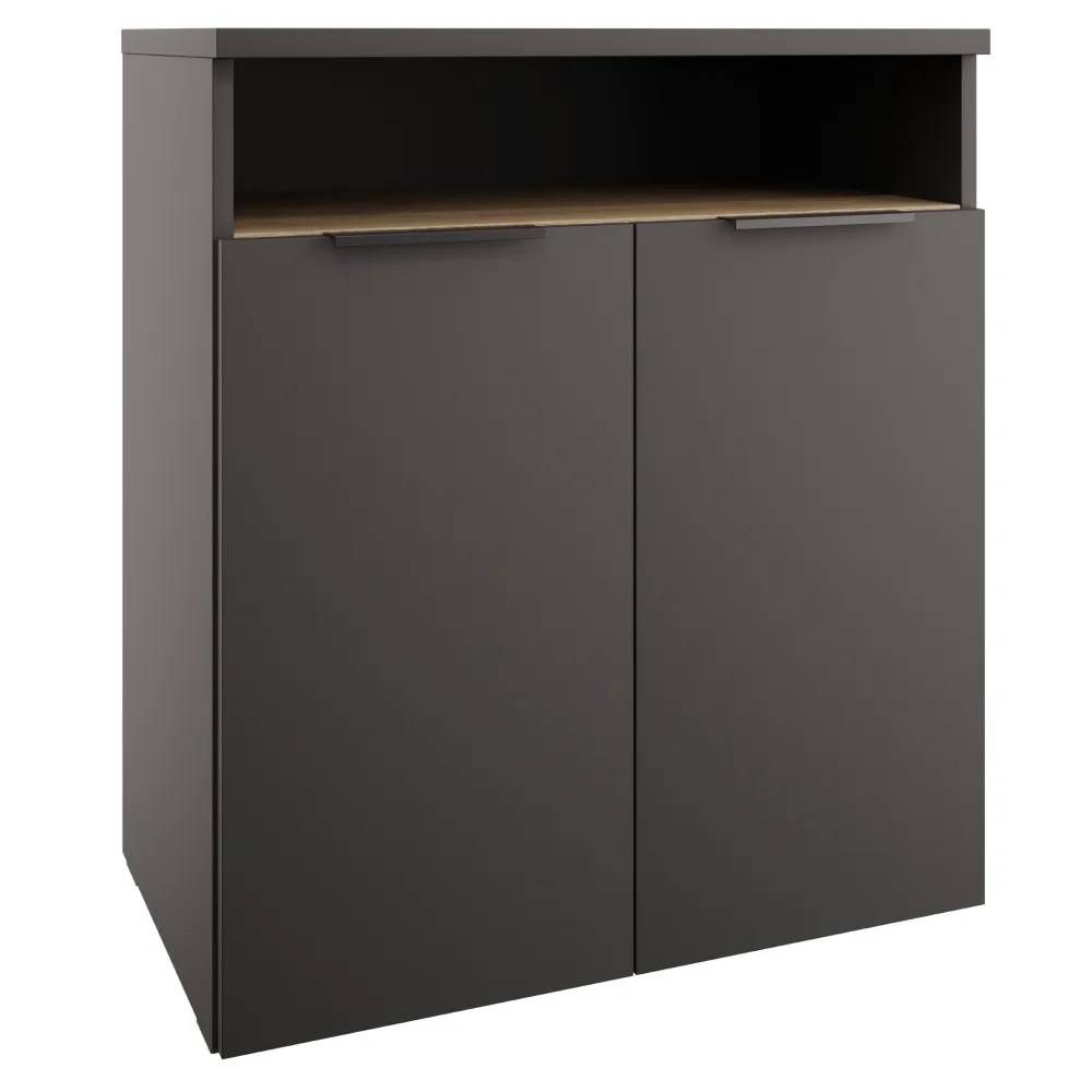 Komoda, antracit/dub cremona, ADAPO ADP04 Kondela