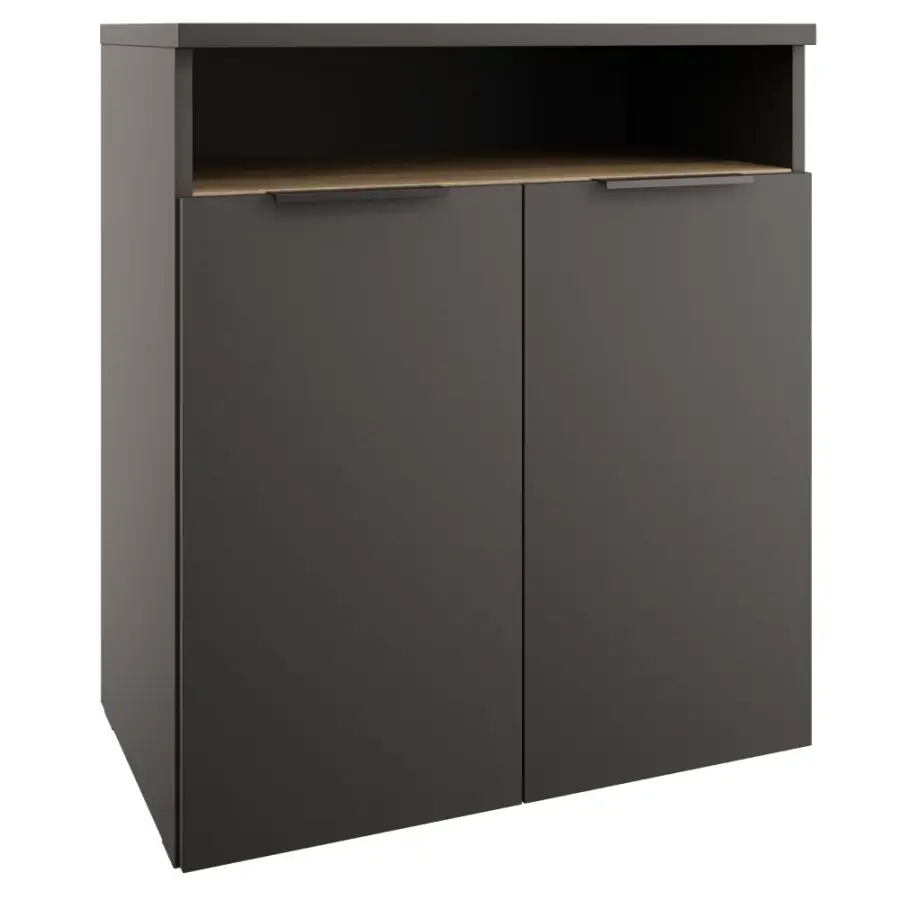 Komoda, antracit/dub cremona, ADAPO ADP04 Kondela