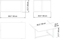 Konferenční stolek MERIDETHS ASIRGROUP (foto 4)
