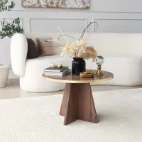 Konferenční stolek MUSHROOM Walnut v2 ASIRGROUP (foto 2)