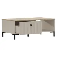 Konferenční stolek, šedohnědá Taupe/dub silverjack, DOMCA 1S Kondela (foto 3)