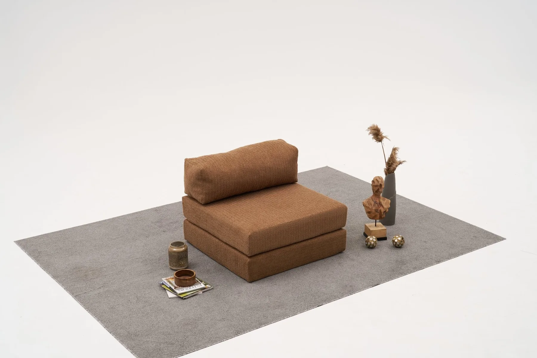 Křeslo COMFORT Brown v2 ASIRGROUP