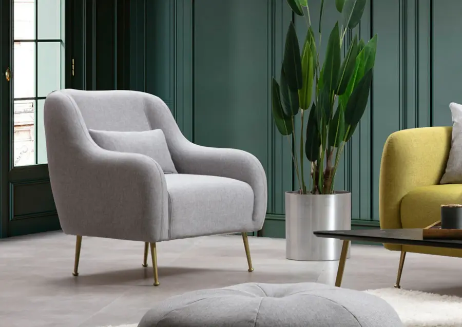 Křeslo ušák SEVILLA – Armchair / Šedá ASIRGROUP (foto 9)