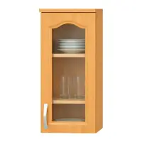Kuchyňská skříňka horní, olše, pravá, LORA MDF NEW KLASIK W40S Kondela (foto 2)