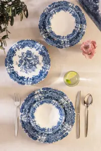 Kuchyňské doplňky EMERALA Blue Fulya 24 Ytkm (set 24 ks) ASIRGROUP