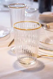 Kuchyňské doplňky SPLENDID (set 4 ks) – Set 4 ks / Zlatá / Transparentní / 395 ASIRGROUP