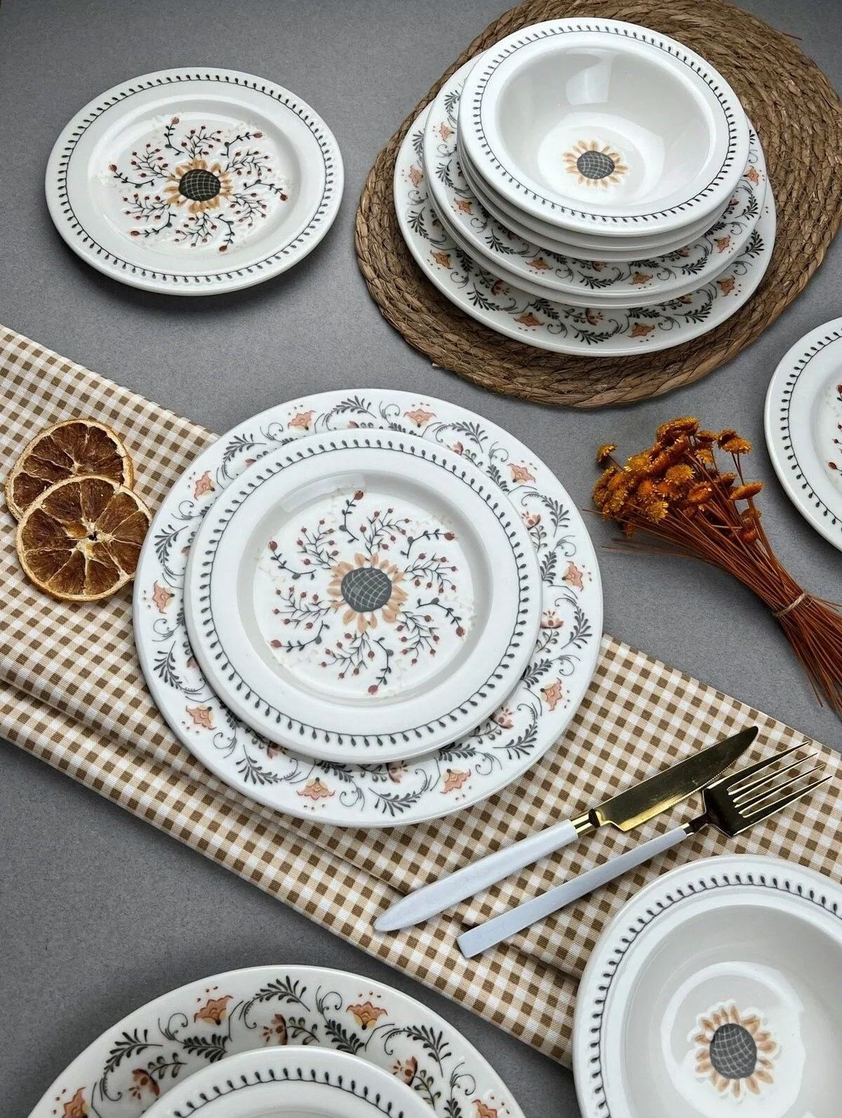 Kuchyňské doplňky SUNFLOWER (set 24 ks) ASIRGROUP