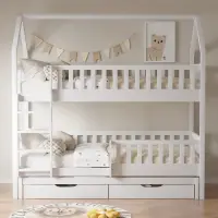 Montessori patrová postel s přistýlkou VENITA TYP 1 Kondela (foto 2)