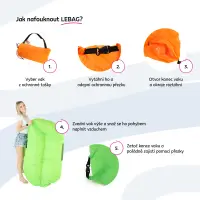 Nafukovací sedací vak/lazy bag LEBAG Kondela (foto 4)