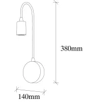 Nástěnná lampa BASTON ASIRGROUP (foto 3)
