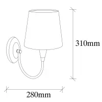 Nástěnná lampa PARDO ASIRGROUP (foto 5)
