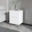 Noční stolek IMAJ – Bílá / Zlatá ASG-382NRC1804 ASIRGROUP